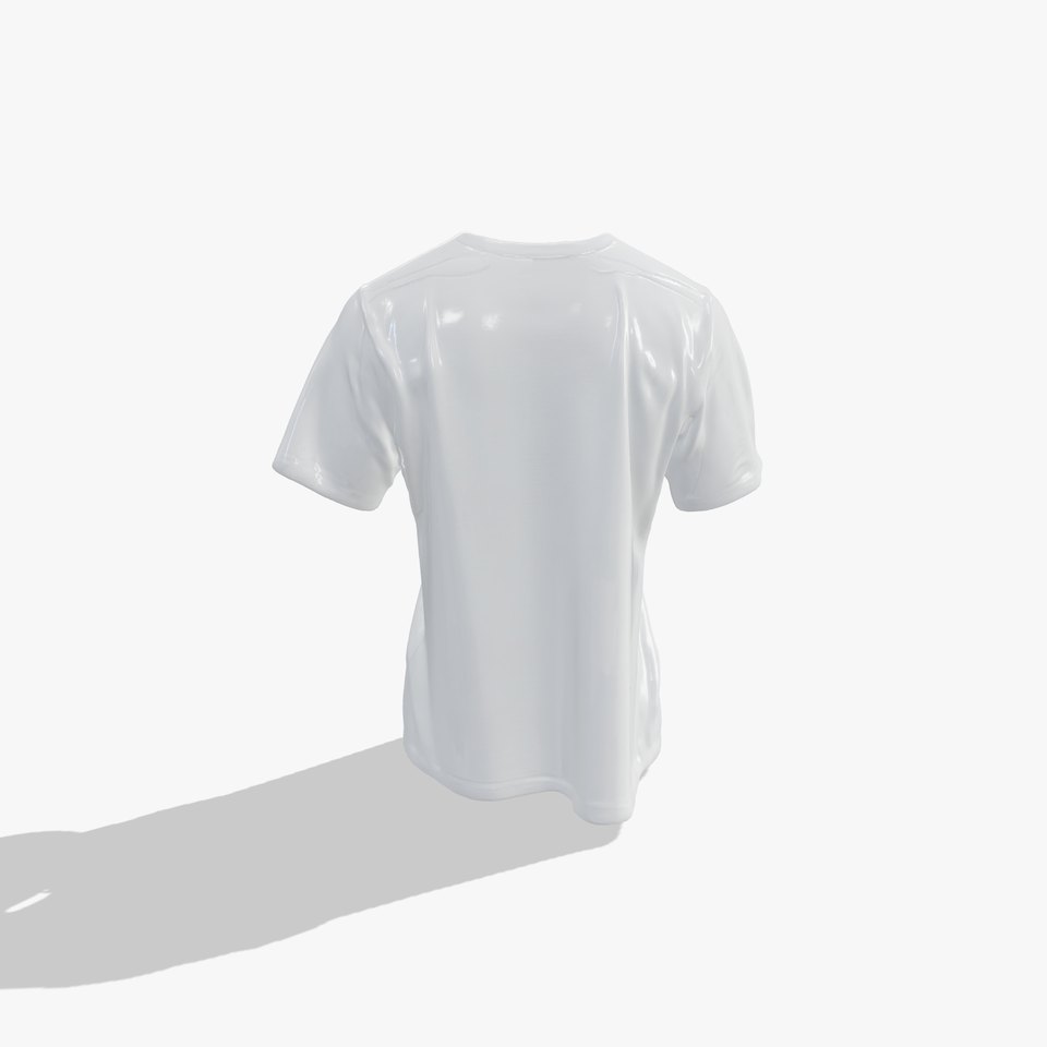 White TShirt D Model Pack for Animation and Games